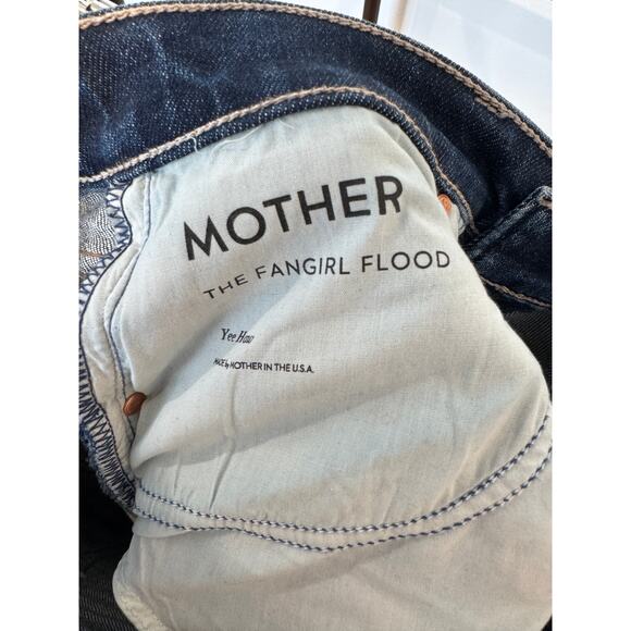 Mother The Fangirl Flood Yee Haw Jeans size 27 - Picture 3 of 7
